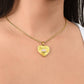 Lurve™ Love You More Flower Heart Necklace