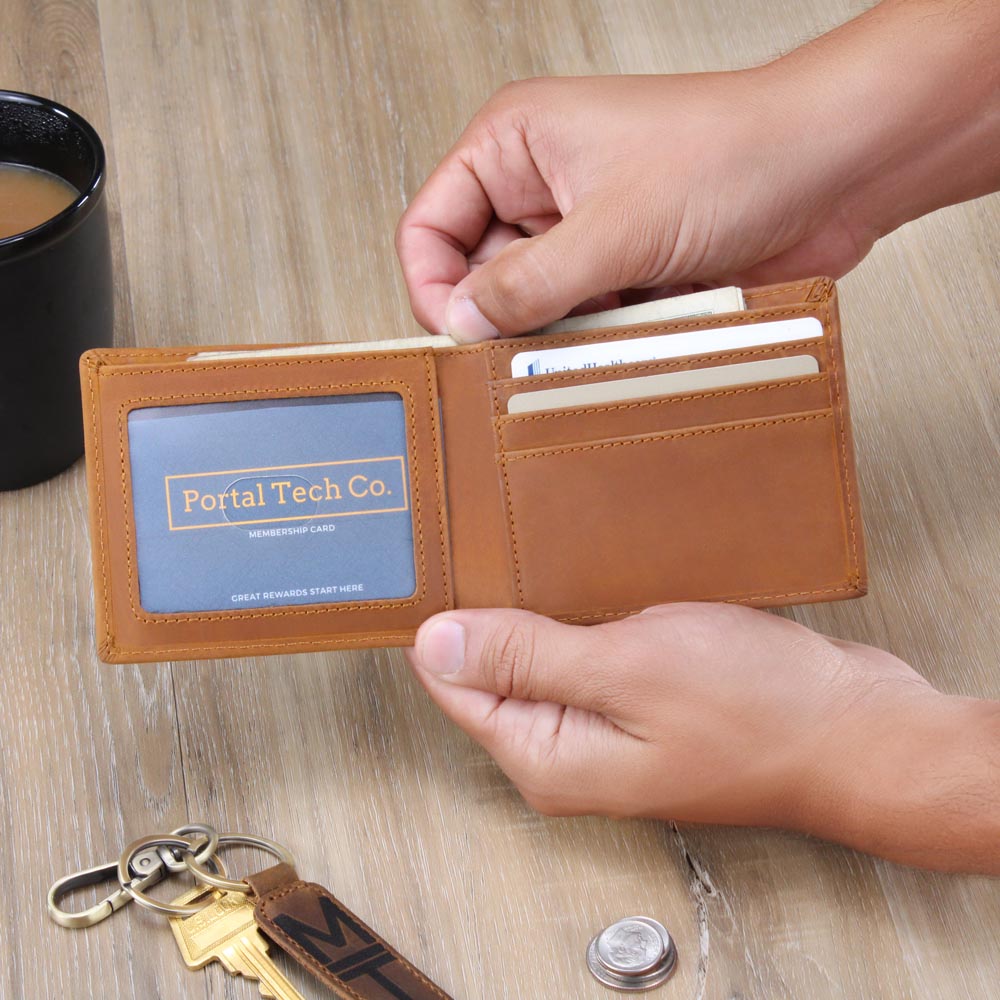 I Love You More Star Map The Night You Asked and I Said I Do Leather Wallet