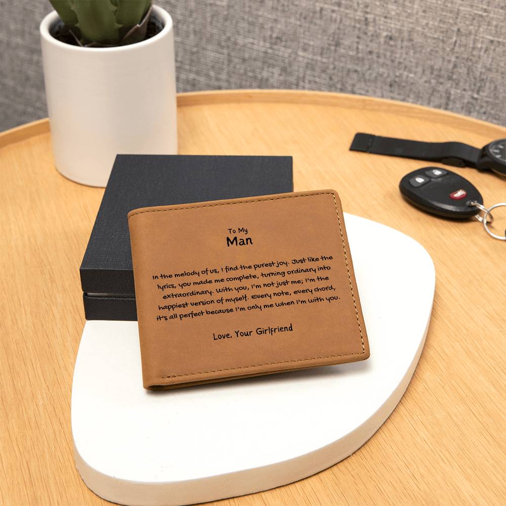 To My Man - Turning Ordinary Into Extraordinary Leather Wallet