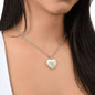 Name - Lurve™ JUN Rose, Honeysuckle Engraved Heart Necklace