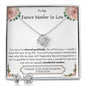 Lurve™ Future Mother In Law - Eternal Gratitude, Wonderful Mother Love Knot Earring & Necklace Set
