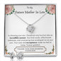 Lurve™ Future Mother In Law - Incredible Woman, Acceptance Love Knot Earring & Necklace Set
