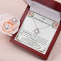 Lurve™ Future Mother In Law - Incredible Woman, Acceptance Love Knot Earring & Necklace Set
