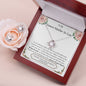 Lurve™ Future Mother In Law - Bring Me You, Piece of Your Heart Love Knot Earring & Necklace Set