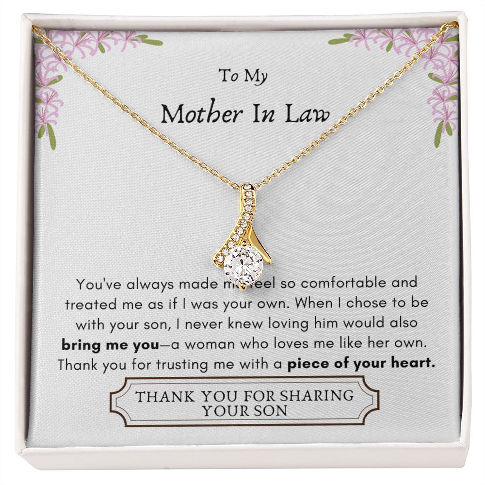 Lurve™ Mother In Law - Bring Me You, Piece of Your Heart Alluring Beauty Necklace