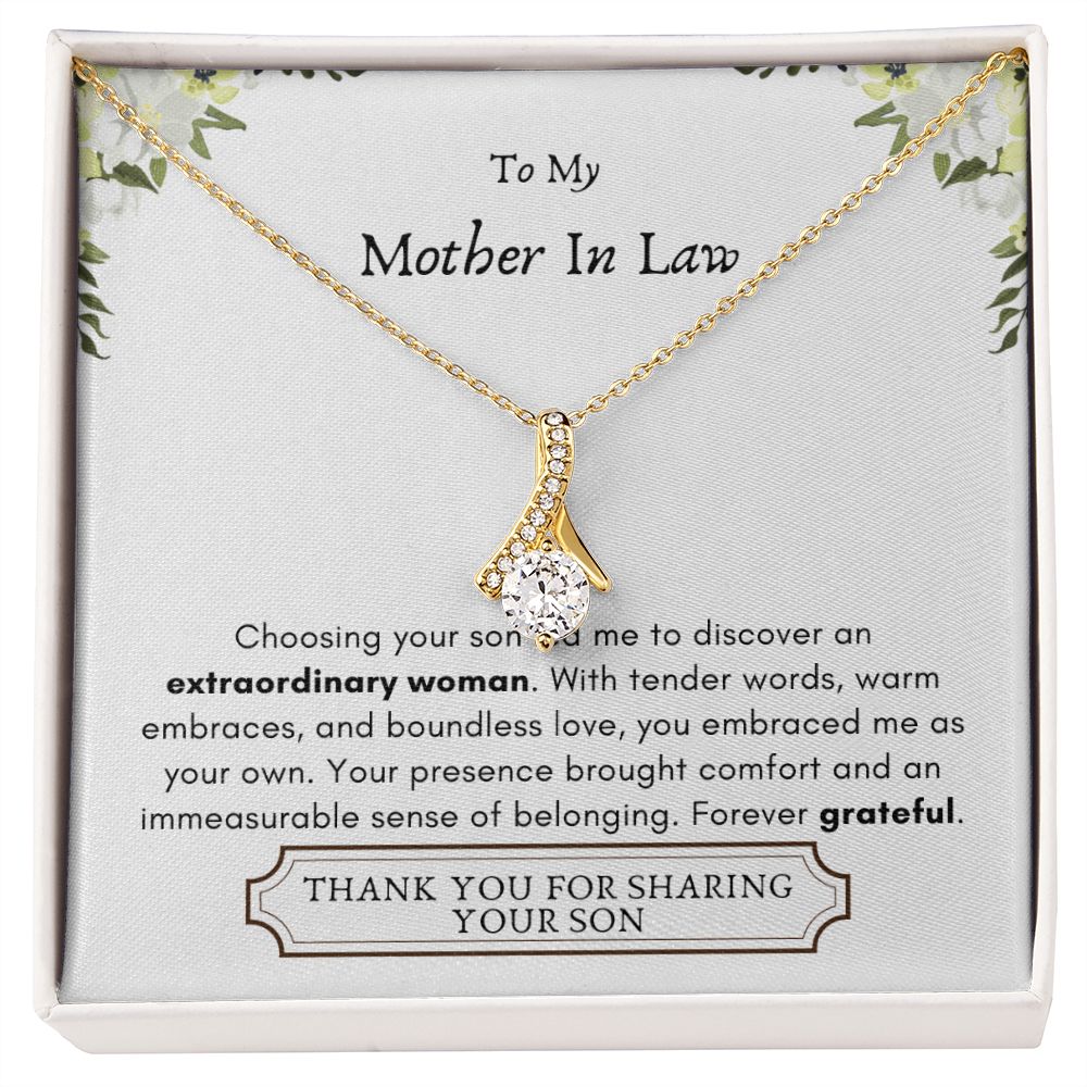 Lurve™ Mother In Law - Extraordinary Woman, Grateful Alluring Beauty Necklace
