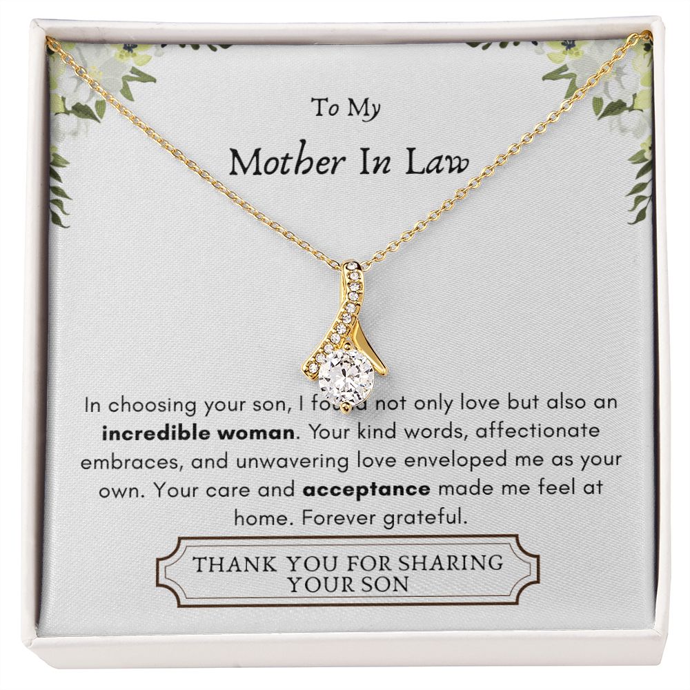 Lurve™ Mother In Law - Incredible Woman, Acceptance Alluring Beauty Necklace