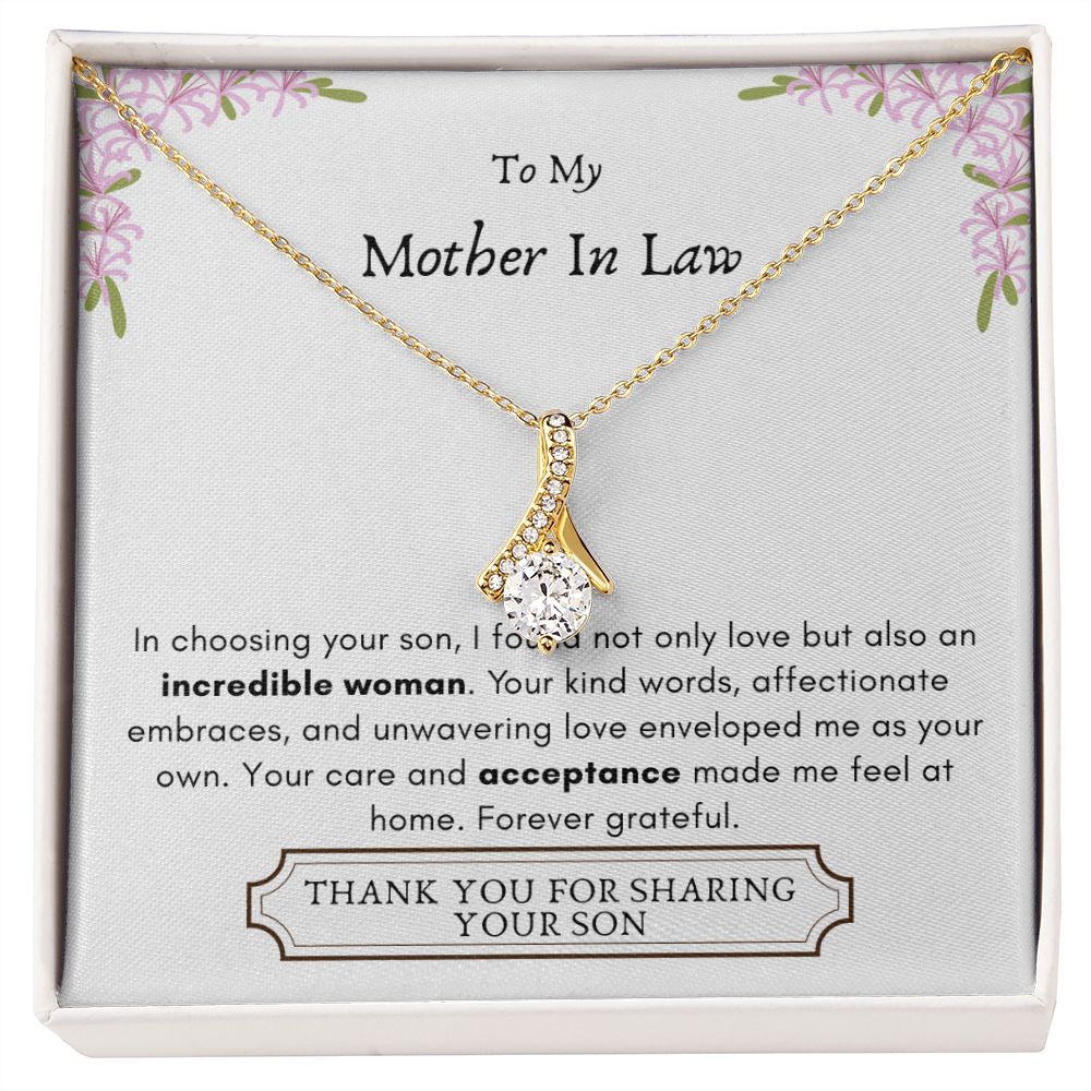 Lurve™ Mother In Law - Incredible Woman, Acceptance Alluring Beauty Necklace