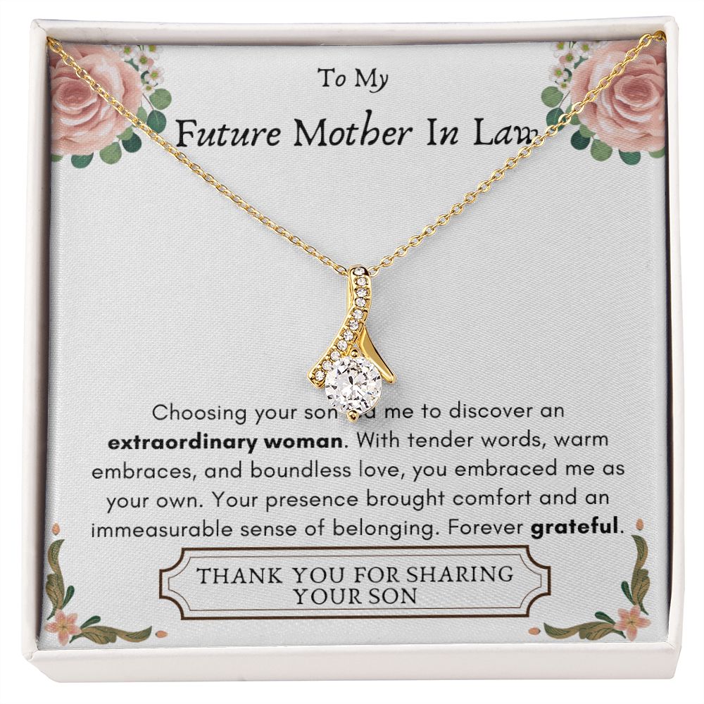 Lurve™ Future Mother In Law - Extraordinary Woman, Grateful Alluring Beauty Necklace