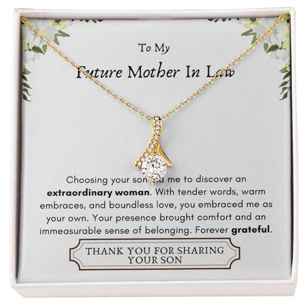 Lurve™ Future Mother In Law - Extraordinary Woman, Grateful Alluring Beauty Necklace