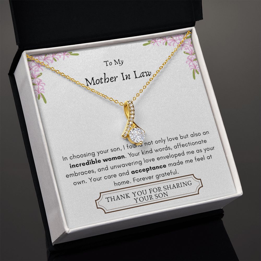 Lurve™ Mother In Law - Incredible Woman, Acceptance Alluring Beauty Necklace