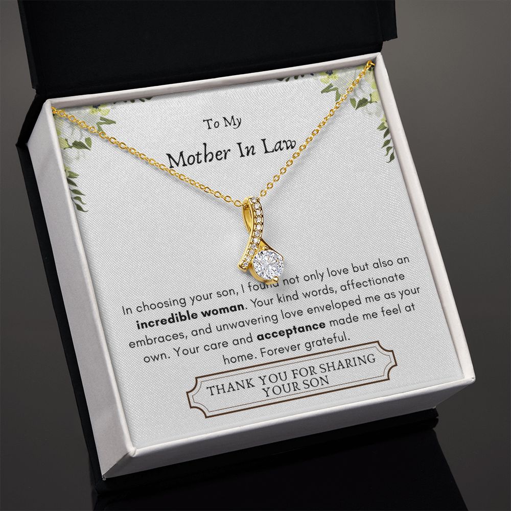 Lurve™ Mother In Law - Incredible Woman, Acceptance Alluring Beauty Necklace