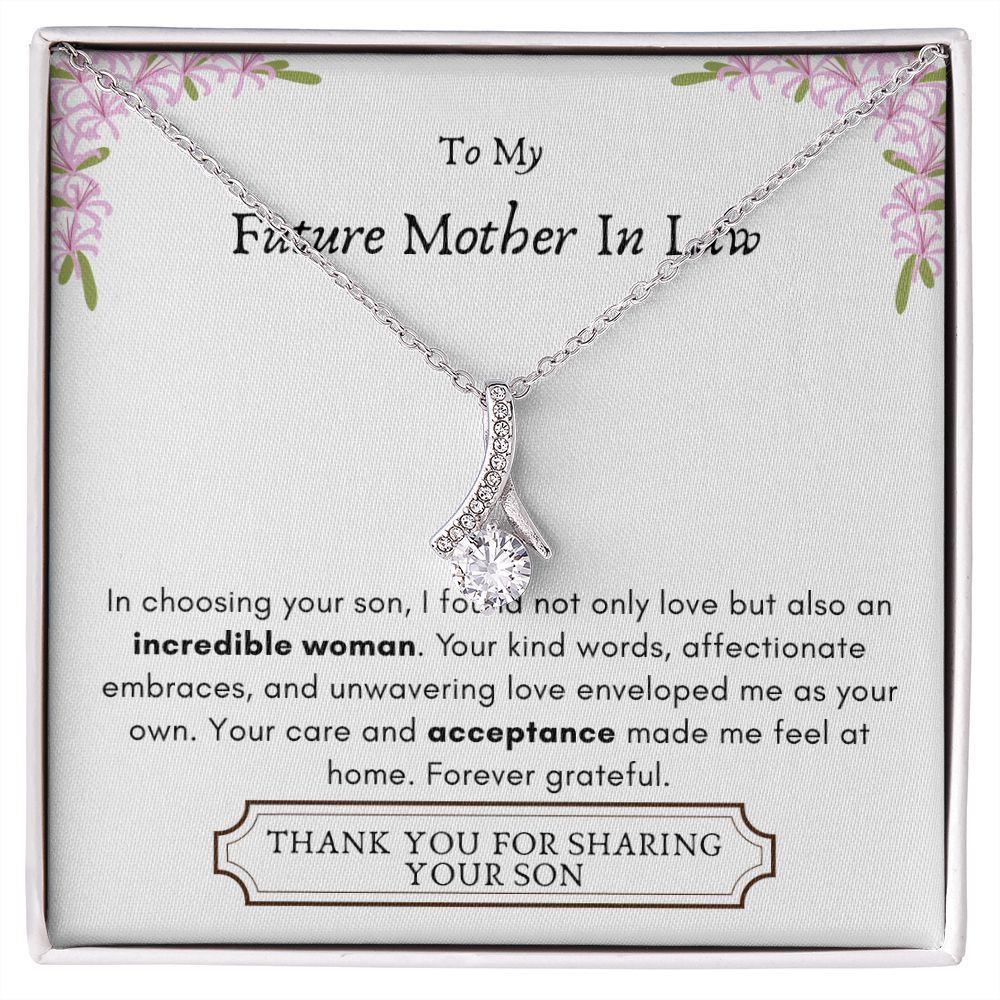 Lurve™ Future Mother In Law - Incredible Woman, Acceptance Alluring Beauty Necklace
