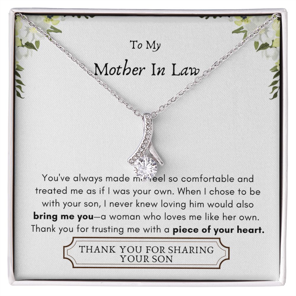 Lurve™ Mother In Law - Bring Me You, Piece of Your Heart Alluring Beauty Necklace