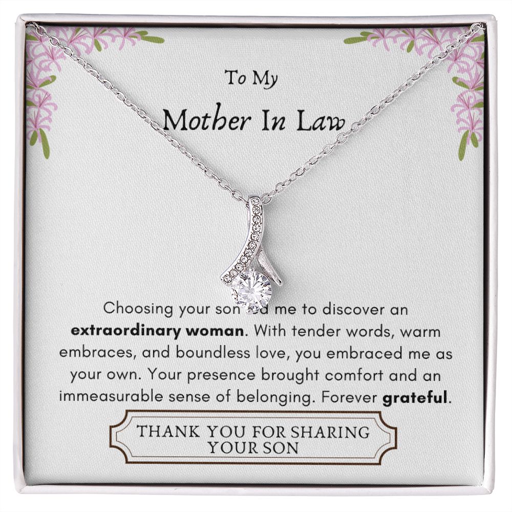 Lurve™ Mother In Law - Extraordinary Woman, Grateful Alluring Beauty Necklace
