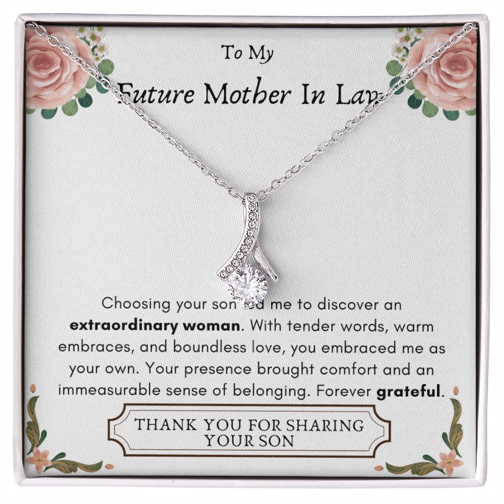 Lurve™ Future Mother In Law - Extraordinary Woman, Grateful Alluring Beauty Necklace