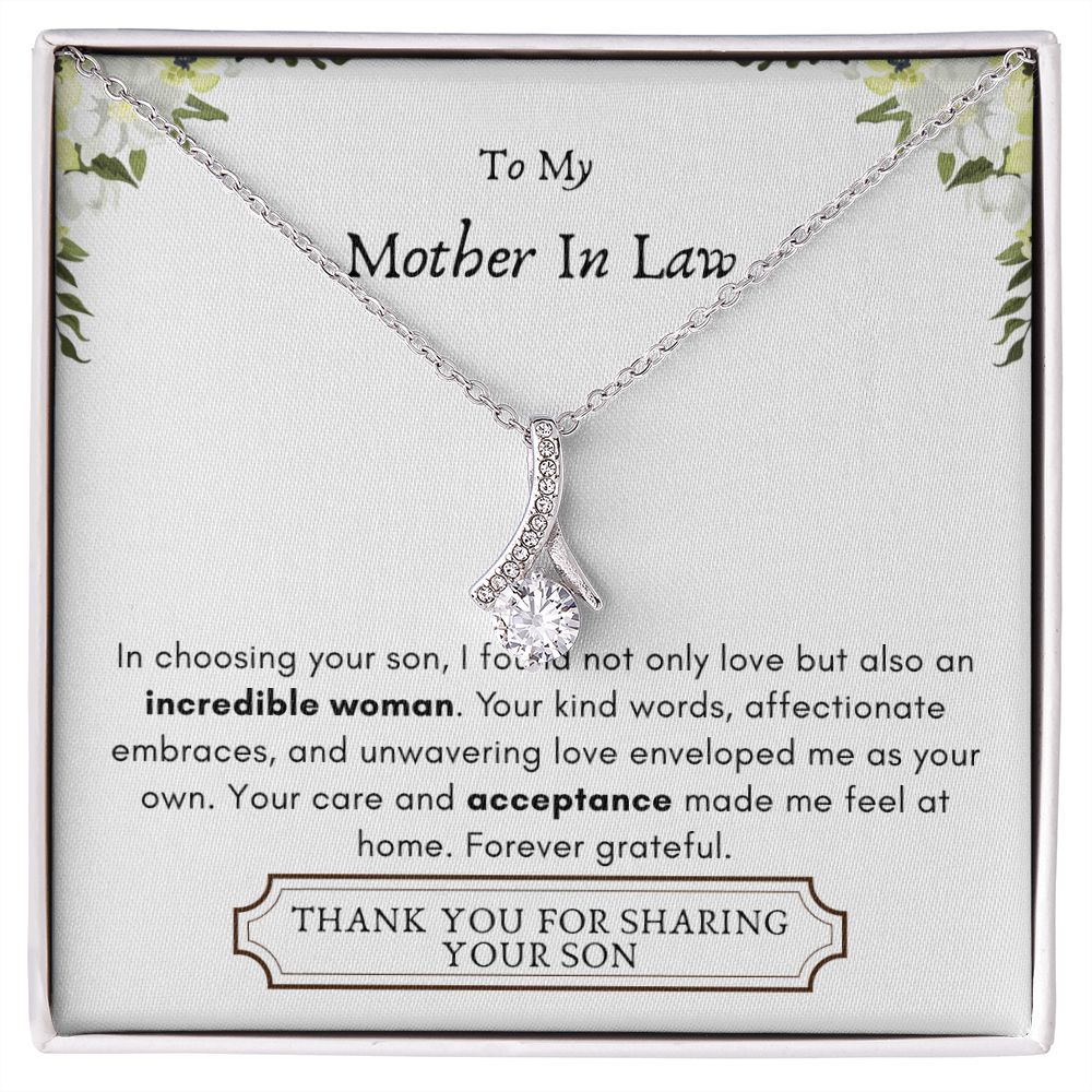 Lurve™ Mother In Law - Incredible Woman, Acceptance Alluring Beauty Necklace