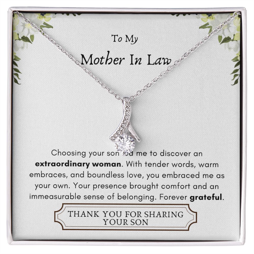 Lurve™ Mother In Law - Extraordinary Woman, Grateful Alluring Beauty Necklace