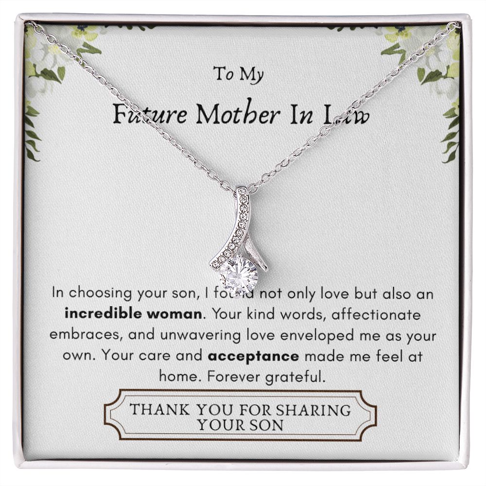 Lurve™ Future Mother In Law - Incredible Woman, Acceptance Alluring Beauty Necklace