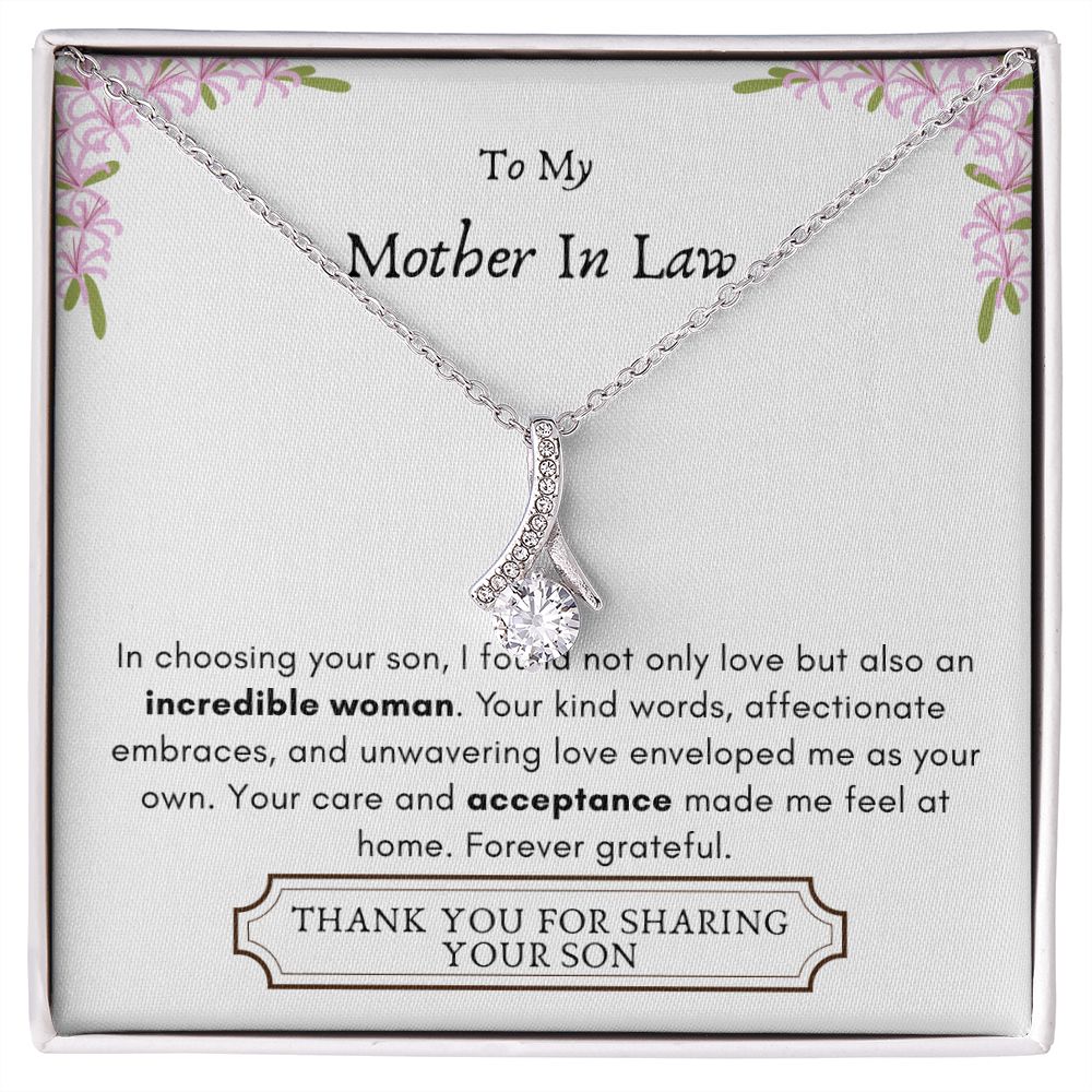 Lurve™ Mother In Law - Incredible Woman, Acceptance Alluring Beauty Necklace