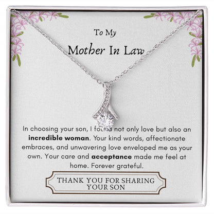 Lurve™ Mother In Law - Incredible Woman, Acceptance Alluring Beauty Necklace