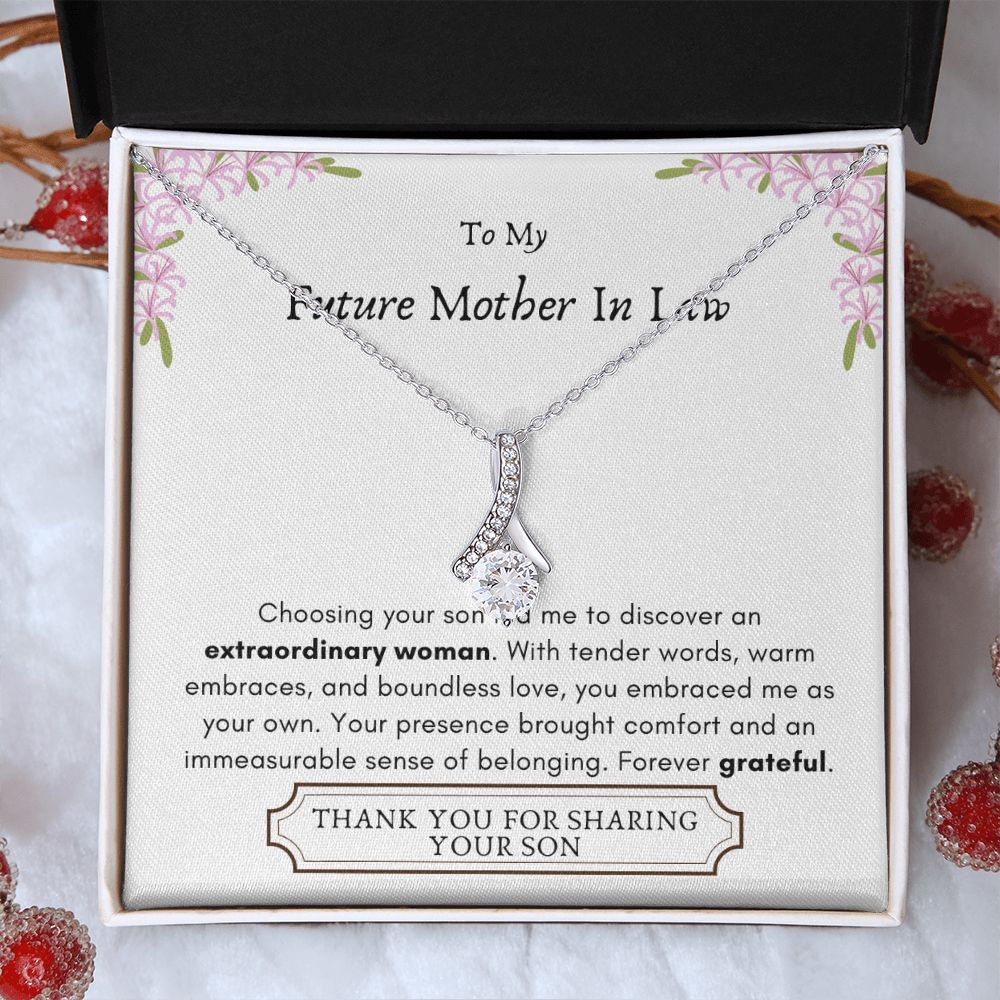 Lurve™ Future Mother In Law - Extraordinary Woman, Grateful Alluring Beauty Necklace