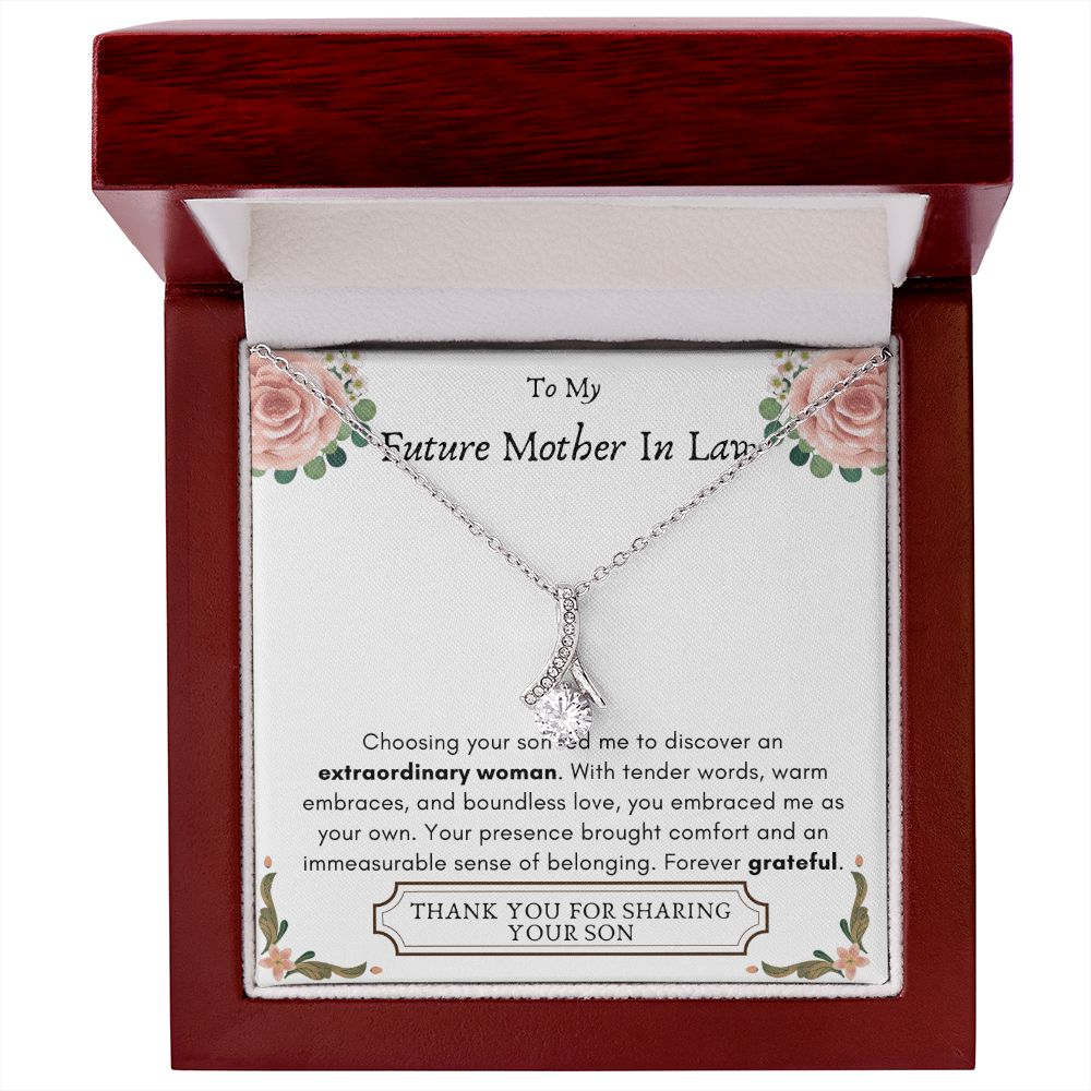 Lurve™ Future Mother In Law - Extraordinary Woman, Grateful Alluring Beauty Necklace