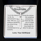 Soulmate - Sweet Melody Personalized Cross Necklace with Cuban Chain