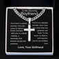 Boyfriend - My Celestial Wonder Personalized Cross Necklace with Cuban Chain