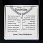 Soulmate - My Favourite Melody Personalized Cross Necklace with Cuban Chain