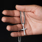 Boyfriend - My Celestial Wonder Personalized Cross Necklace with Cuban Chain