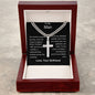 Man - My Celestial Wonder Personalized Cross Necklace with Cuban Chain