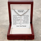 Fiance - Sweet Melody Personalized Cross Necklace with Cuban Chain