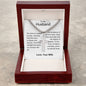 Husband - Symphony of Our Love Story Personalized Cross Necklace with Cuban Chain