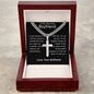 Boyfriend - Happiest Version Personalized Cross Necklace with Cuban Chain