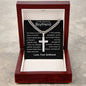 Boyfriend - My Favourite Melody Personalized Cross Necklace with Cuban Chain
