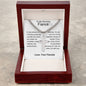 Fiance - Happiest Version Personalized Cross Necklace with Cuban Chain