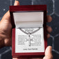 Fiance - Happiest Version Personalized Cross Necklace with Cuban Chain