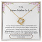 Lurve™ Future Mother In Law - Bring Me You, Piece of Your Heart Love Knot Necklace