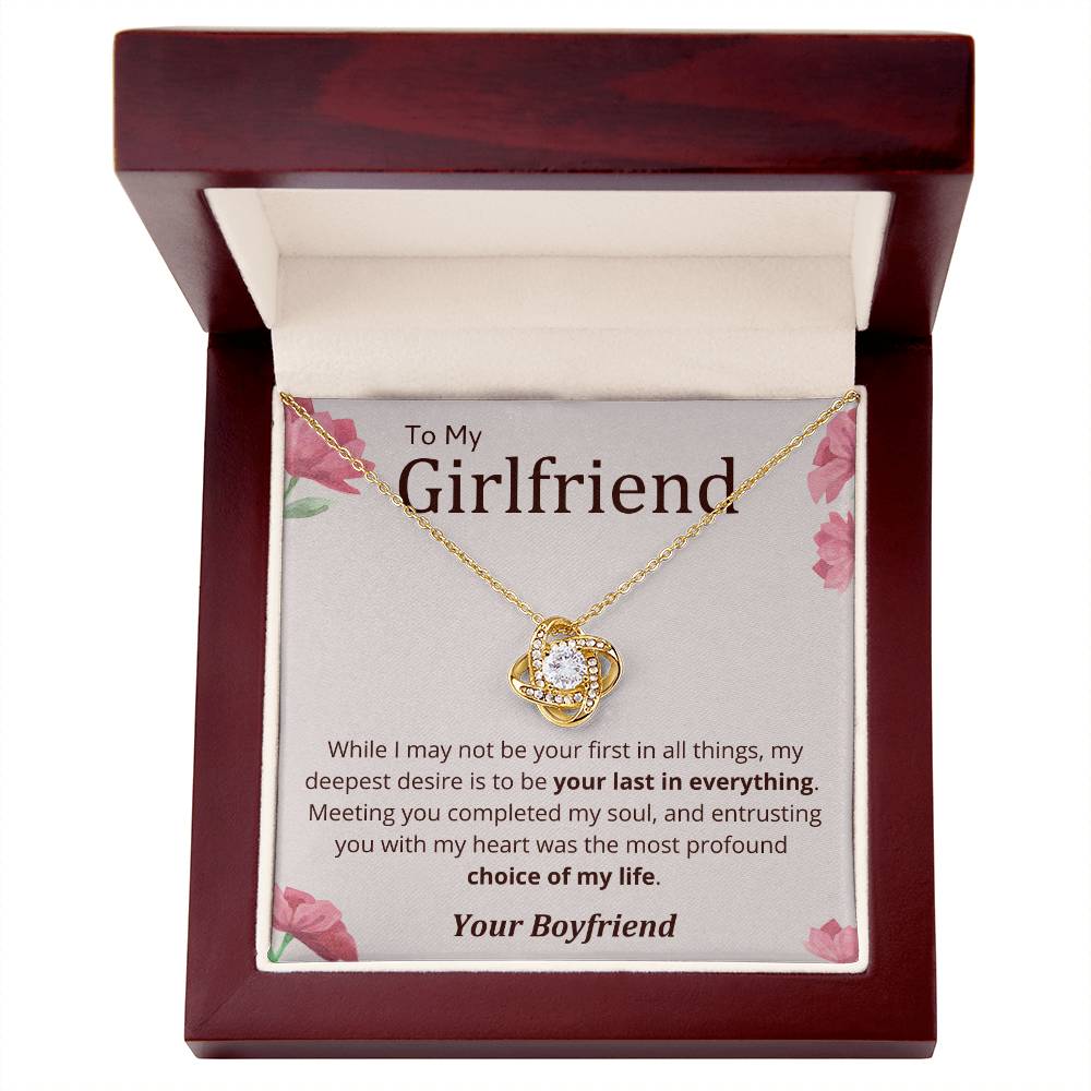Lurve™ To My Girlfriend - Last In Everything, Choice of My Life Necklace