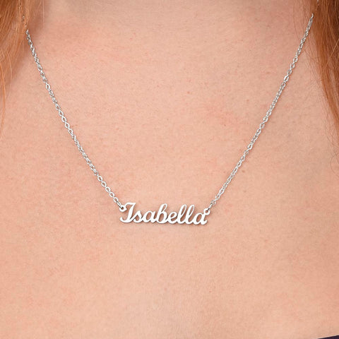 Happy Mother's Day - Another Year of Literary Adventures Name Necklace