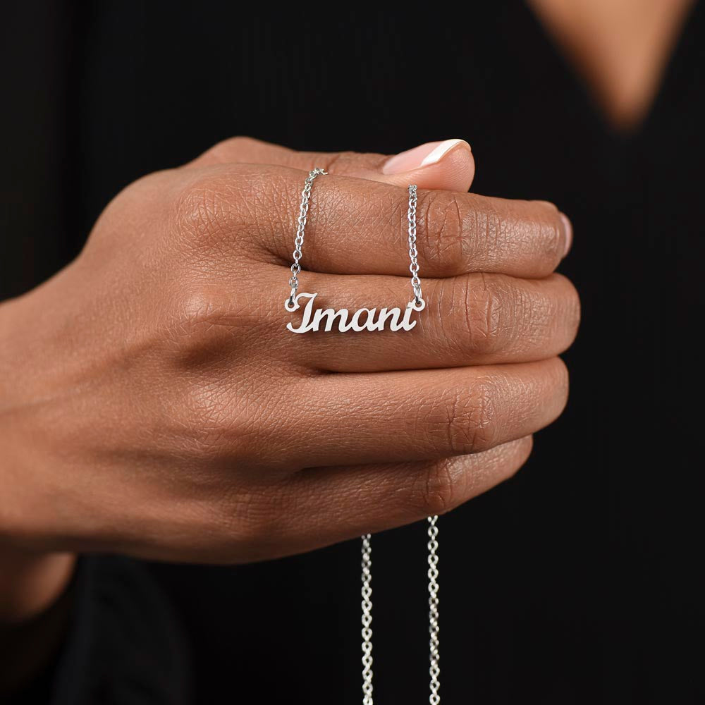 Happy Mother's Day - May Your Reading Glasses Be Crystal Clear Name Necklace
