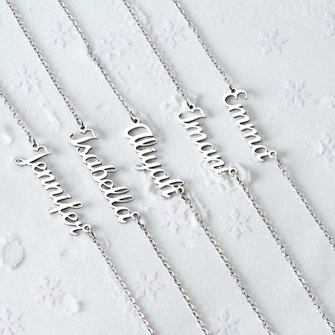 Happy Mother's Day - May Your Reading Glasses Be Crystal Clear Name Necklace