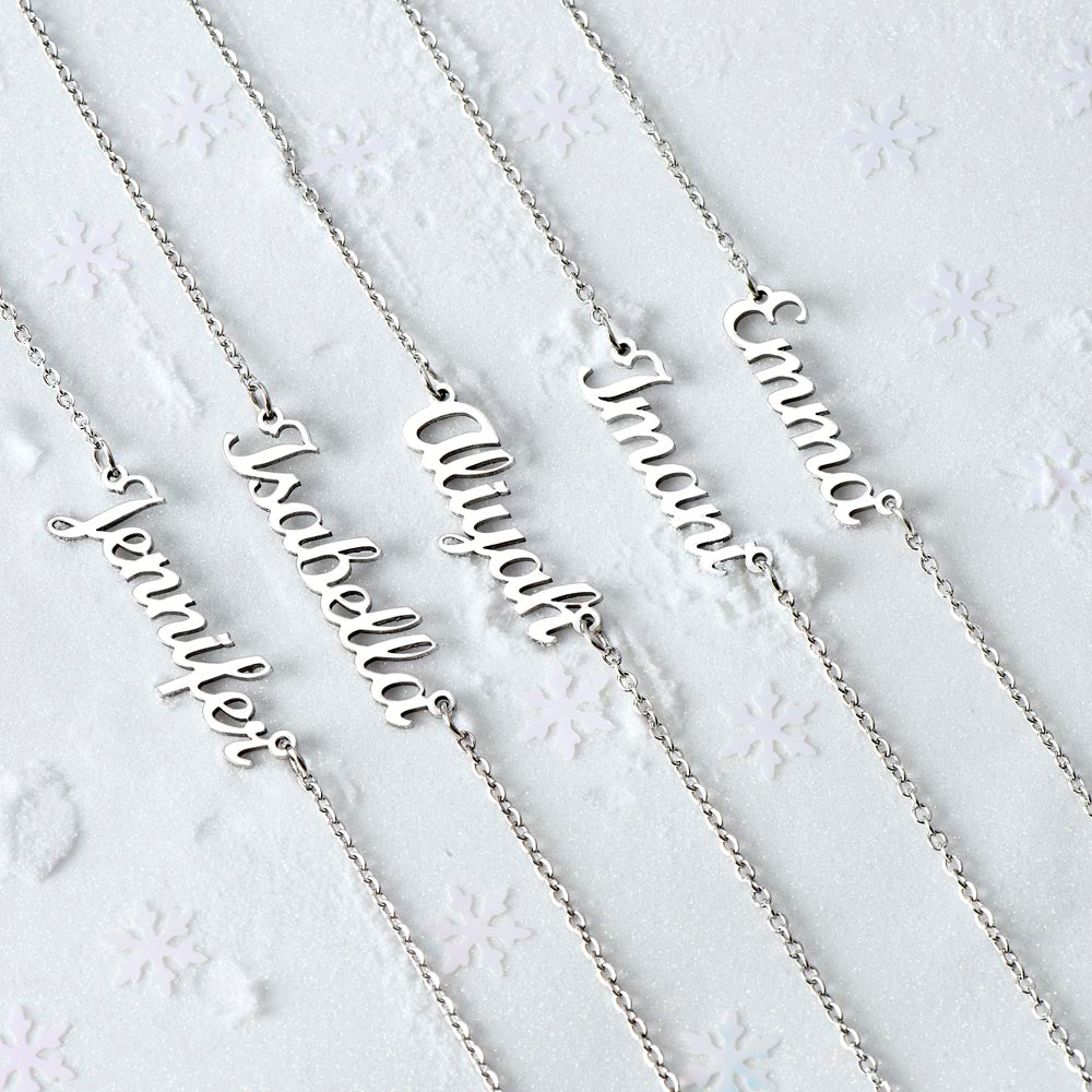 Bookish Bestie - Turning Ordinary Days Into Starry Delights Personalized Name Necklace