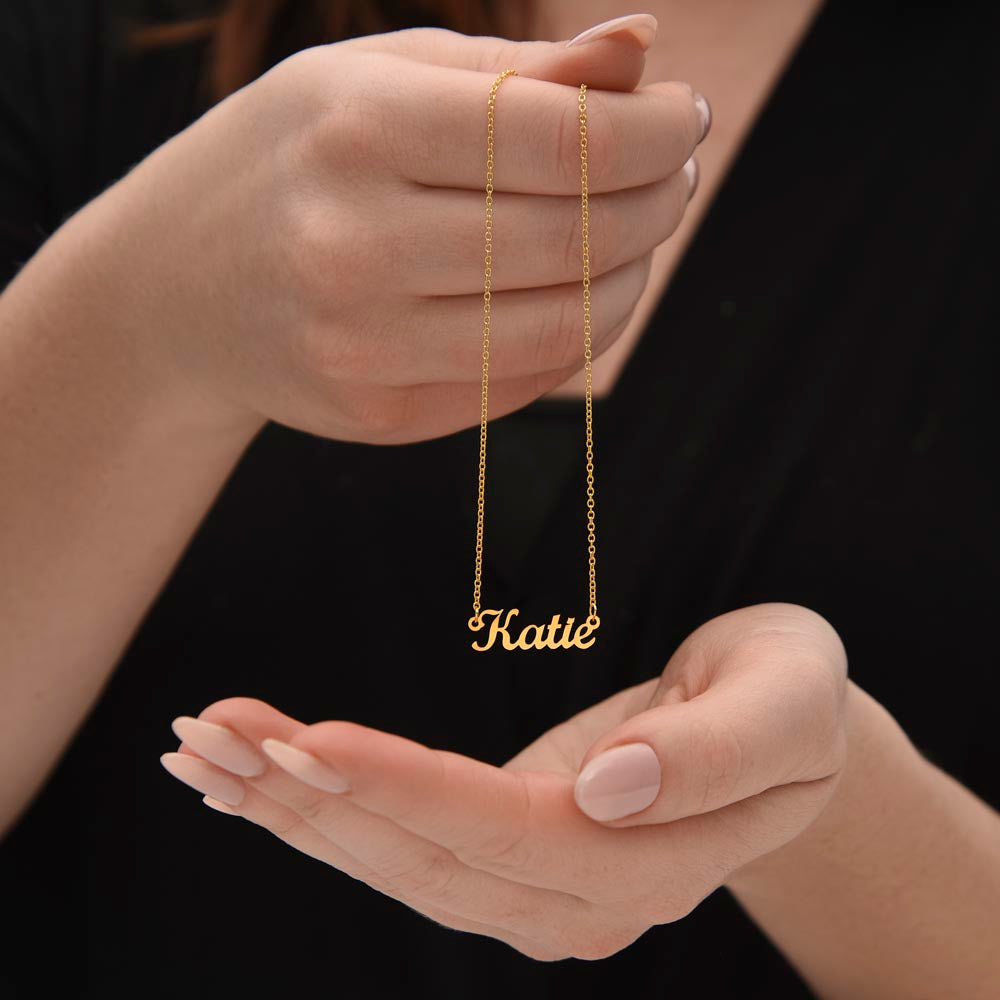 Happy Mother's Day - Not Just Mother, A Bookish Sorceress Name Necklace