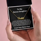Lurve™ My Bonus Daughter - The Family We Choose Name, Bonus Dad Necklace