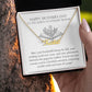 Happy Mother's Day - Not Just Mother, Bookish Sorceress Personalized Name Necklace