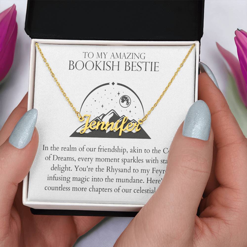 Bookish Bestie - Infusing Magic Into the Mundane Personalized Name Necklace