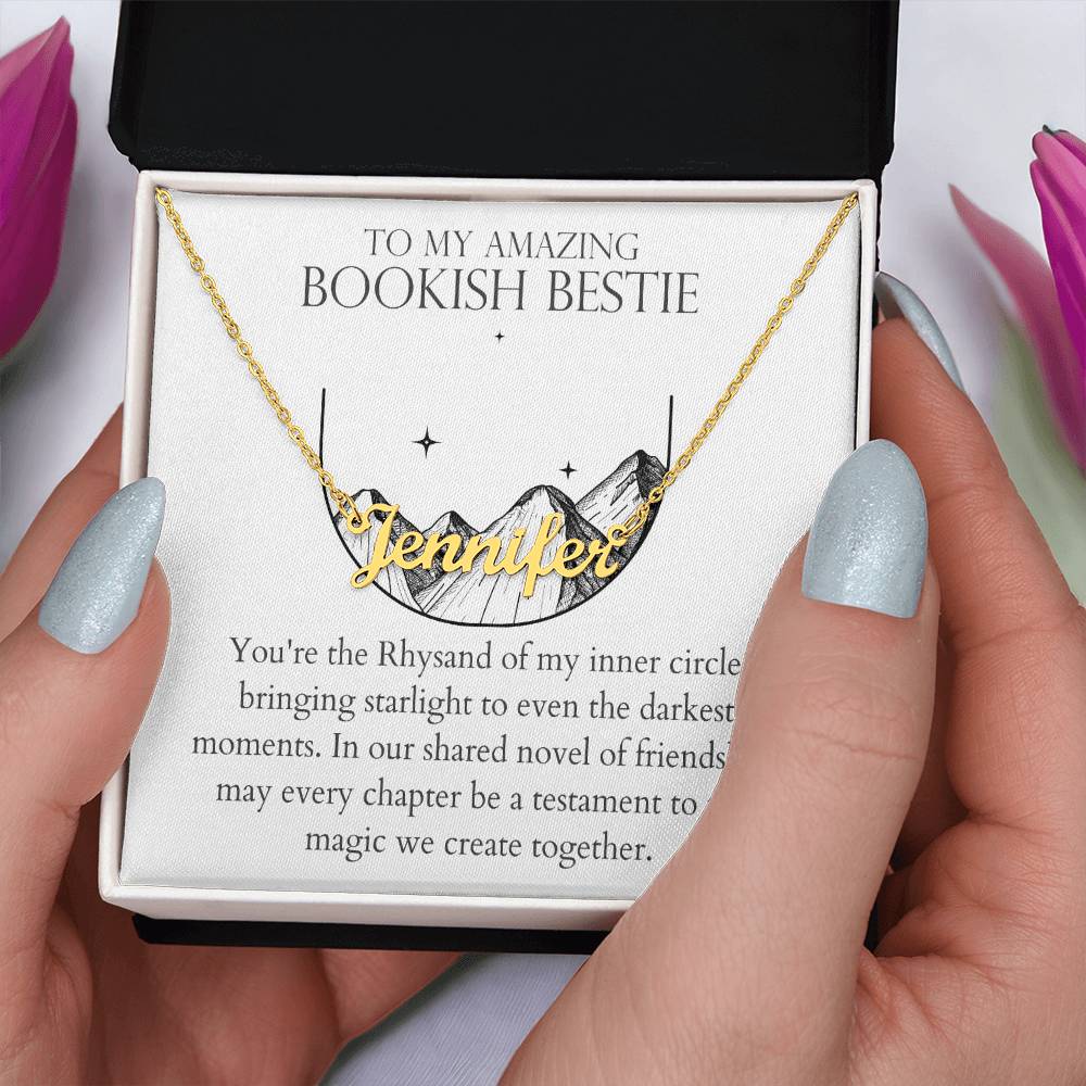 Bookish Bestie - My Inner Circle Personalized Name Necklace