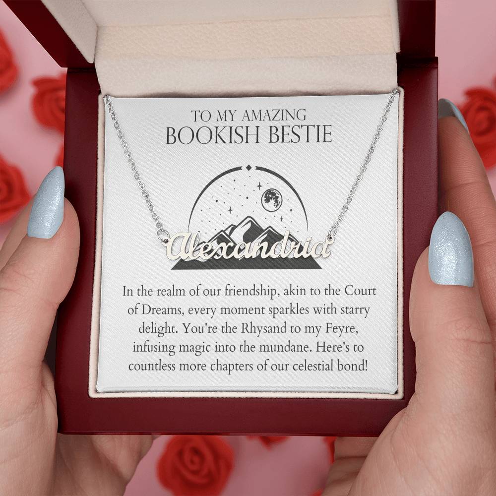 Bookish Bestie - Infusing Magic Into the Mundane Personalized Name Necklace